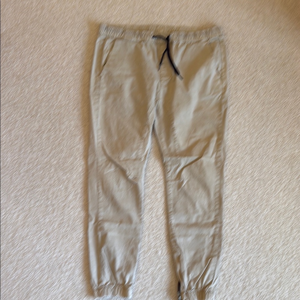 Men's Tan Jogger Pants